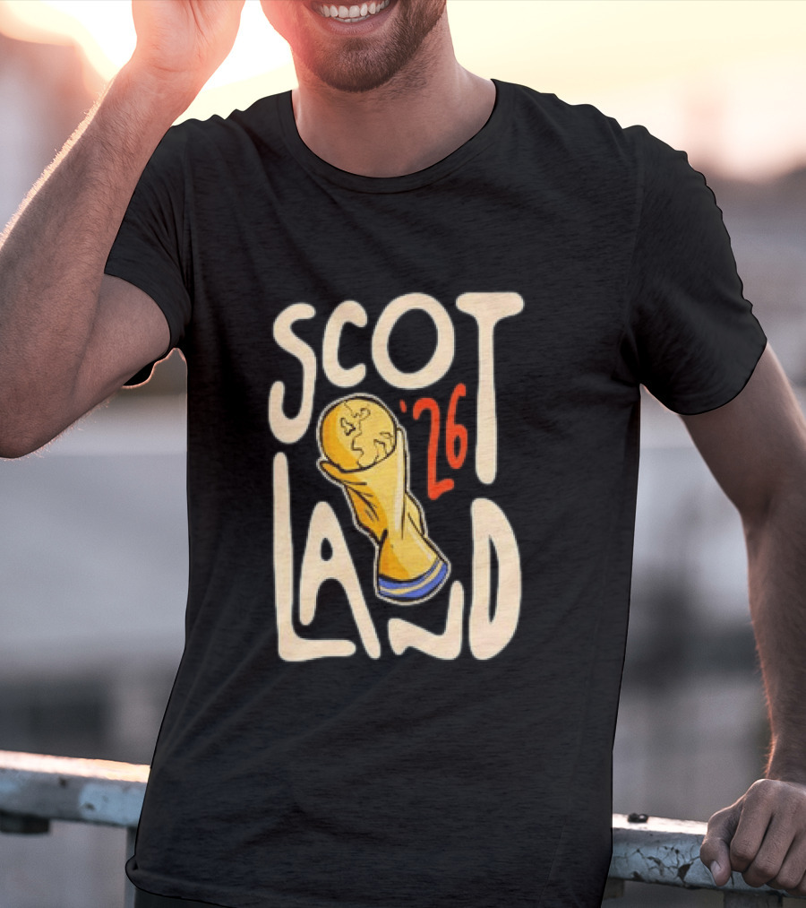 Scotland 2026 Trophy Cup Celebration T-Shirt