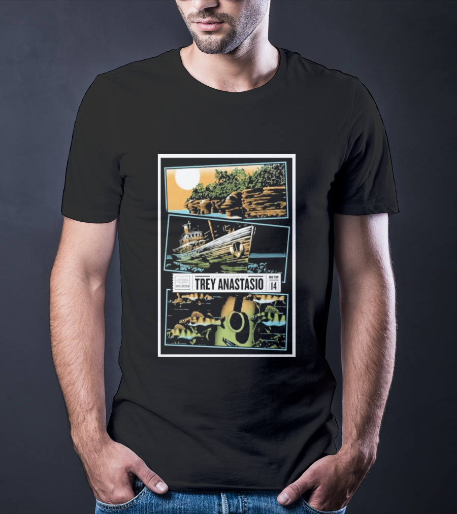 Trey Anastasio Acoustic Evening June 14 Bayfield Tour Big Top Venue Official Event T-Shirt