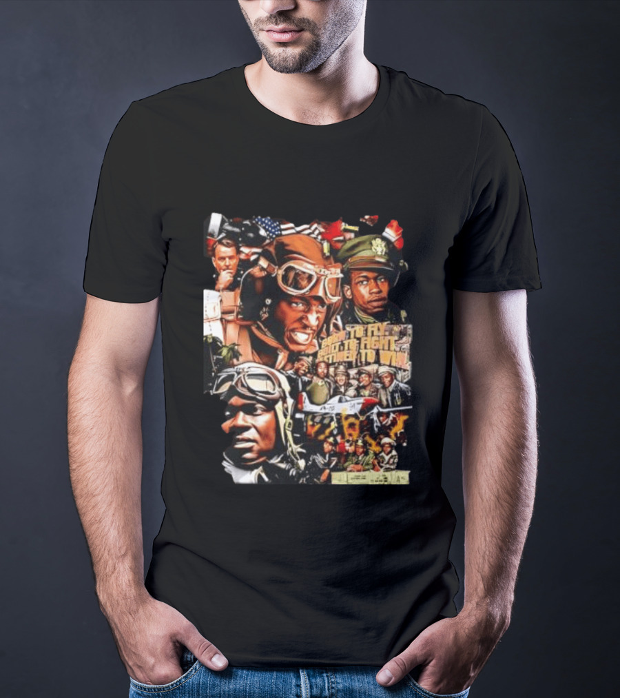 Tuskegee Airmen Born To Fly Built To Fight Destined To Win World War II US Army T-Shirt