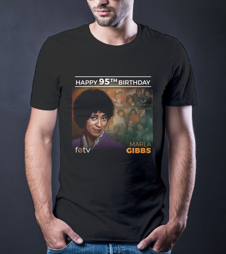 FETV Celebrates Marla Gibbs 95th Birthday Iconic Role On The Jeffersons T-Shirt