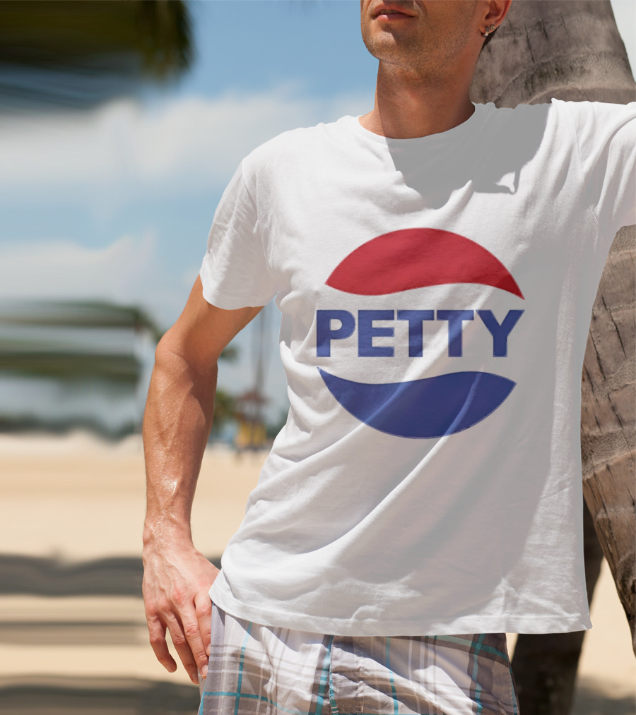 PETTY Pepsi Parody Red Blue T-Shirt