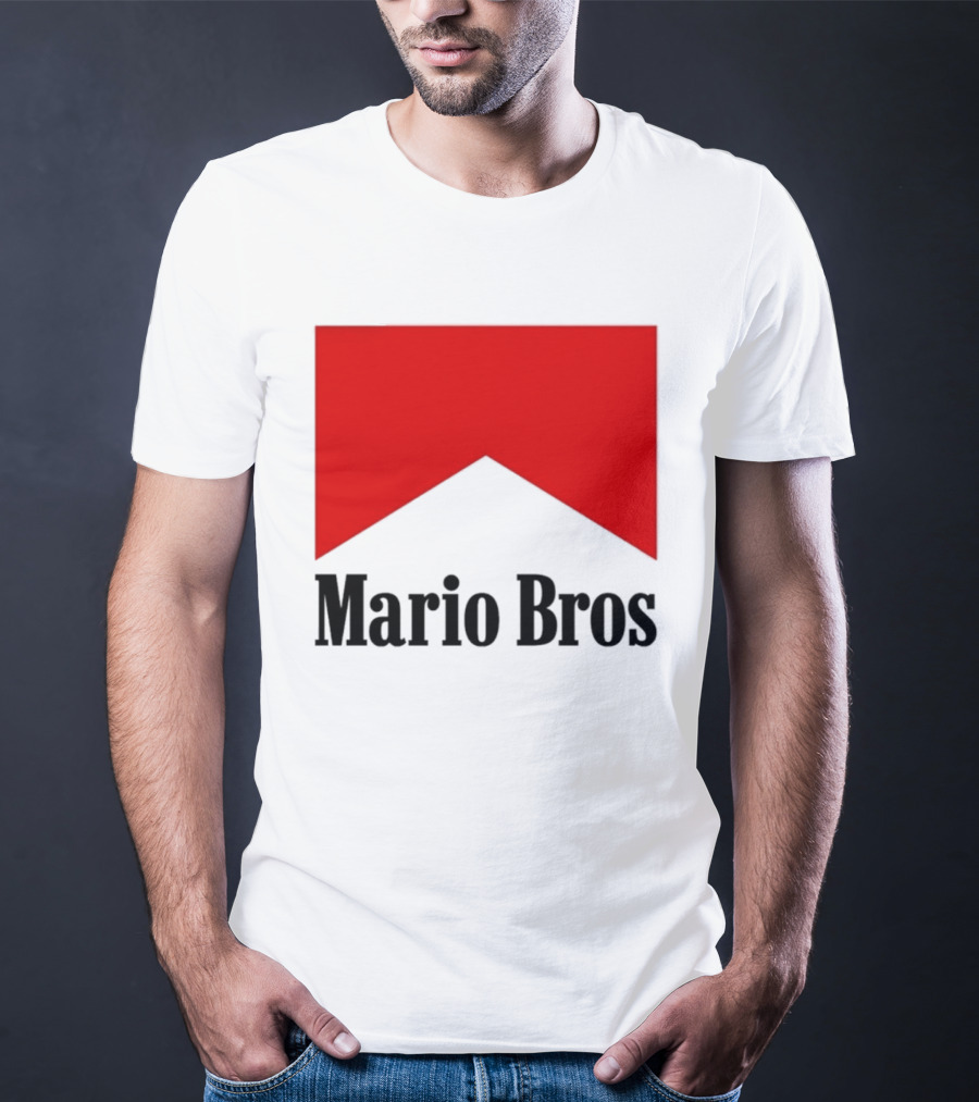 Mario Bros Red Banner T-Shirt