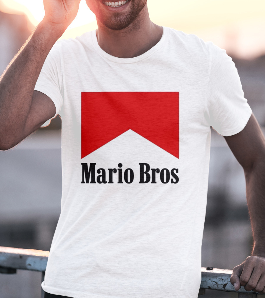 Mario Bros Red Banner T-Shirt