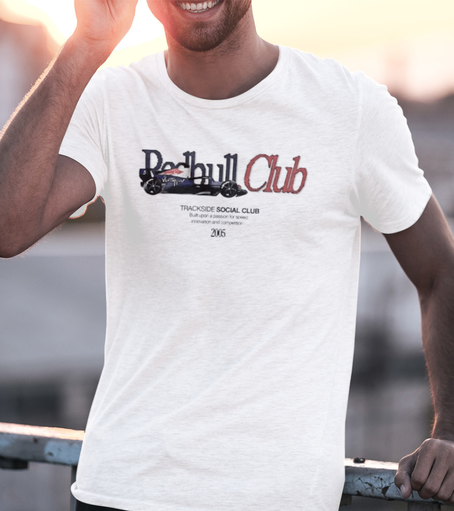 Verstappen Red Bull Club Trackside Social 2005 Racing Redbull T-Shirt