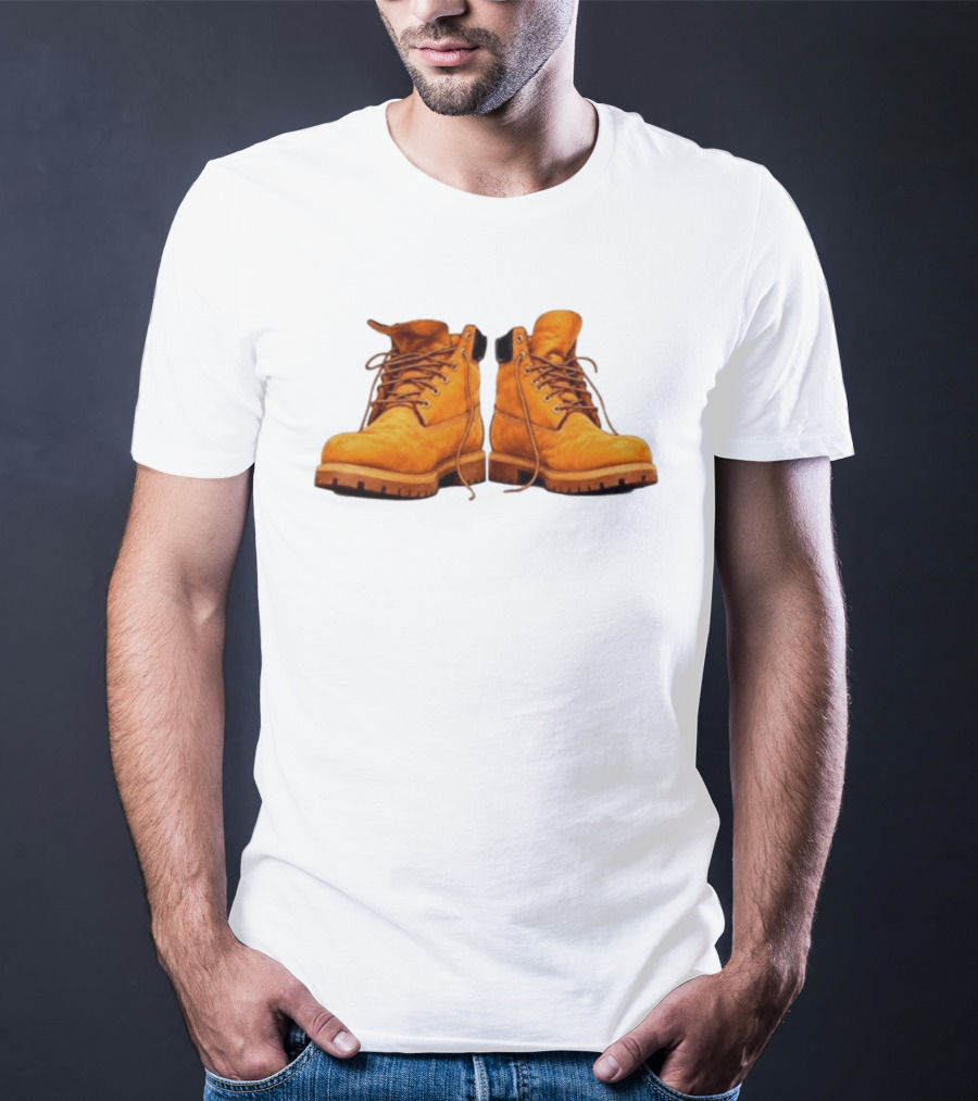 New York Forever Timberland Style Boots T-Shirt