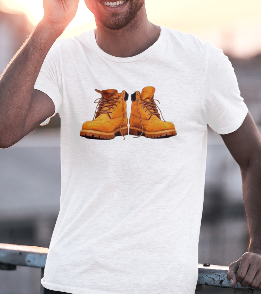 New York Forever Timberland Style Boots T-Shirt