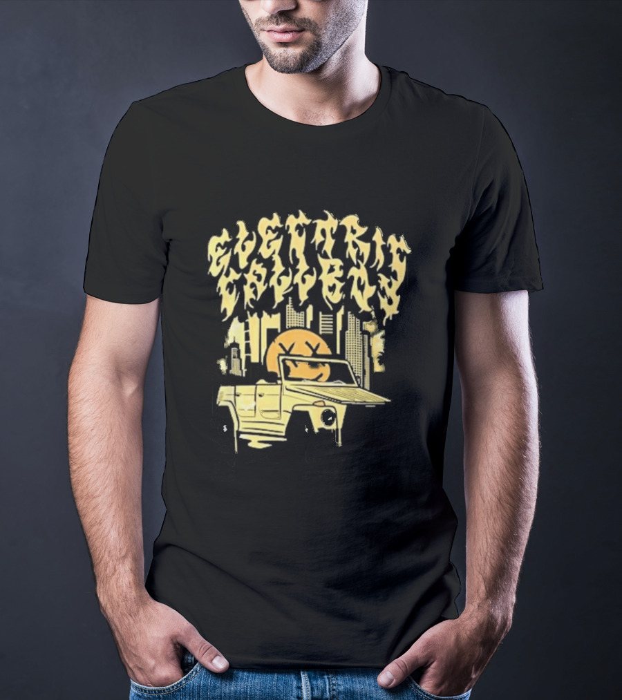 Electric Callboy Let The Good Times Roll Just Cruisin Urban Cityscape Vibes T-Shirt