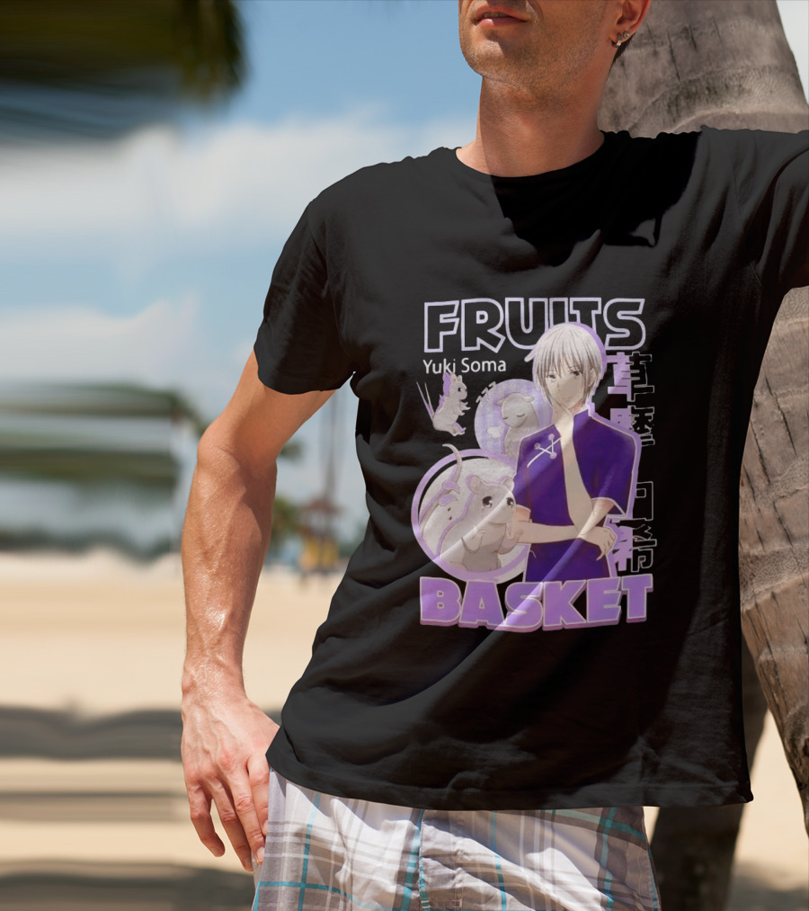 Fruits Basket Yuki Soma Kanji Mouse Transformation T-Shirt