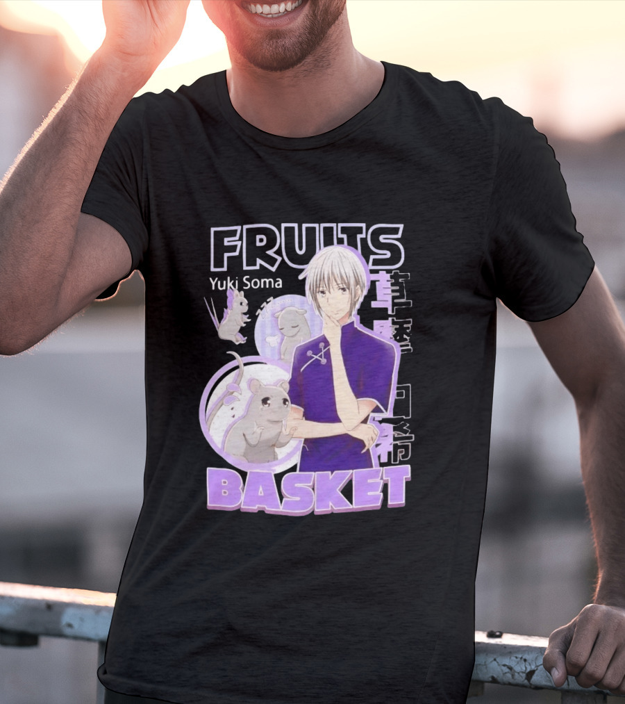 Fruits Basket Yuki Soma Kanji Mouse Transformation T-Shirt