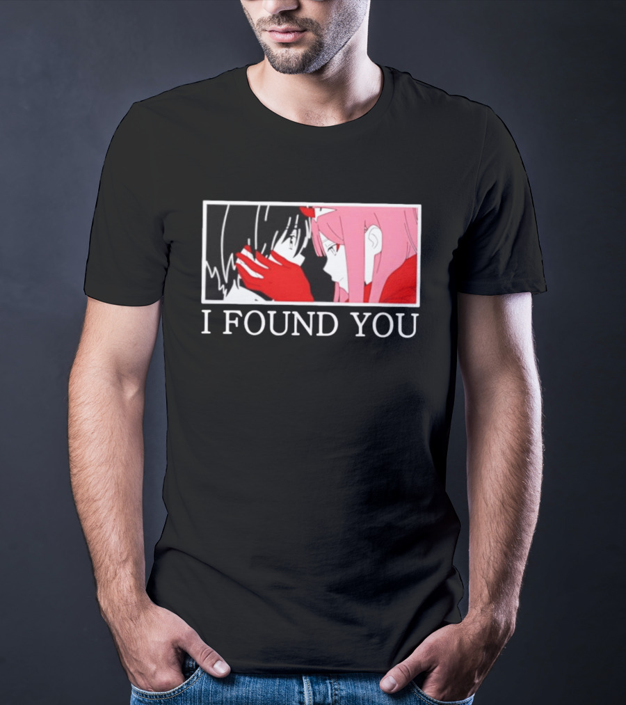 Hiro Zero Two Darling In The Franxx I Found You Anime Manga Pair Scene T-Shirt
