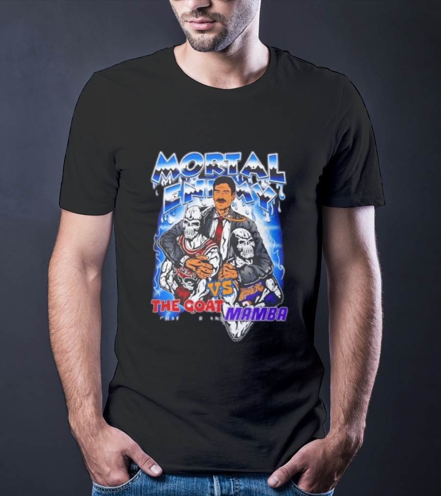 Mortal Enemy The GOAT Vs Mamba Michael Jordan Kobe Bryant Be Legendary T-Shirt