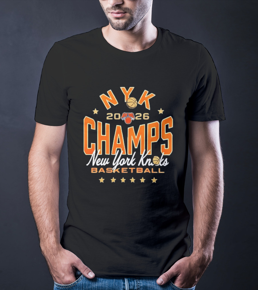 NYK 2026 Champs New York Knocks Basketball T-Shirt