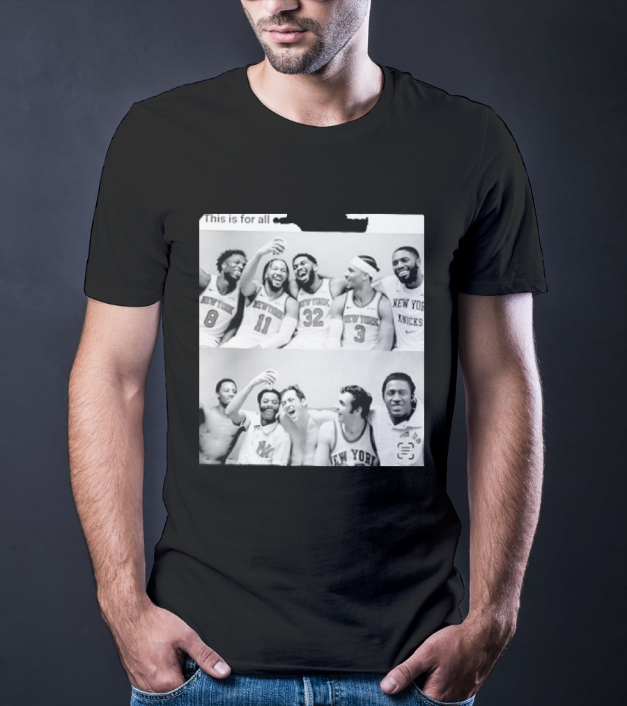 Jalen Brunson Karl Anthony Towns New York Knicks This Is For All Our Old Knick Fans T-Shirt