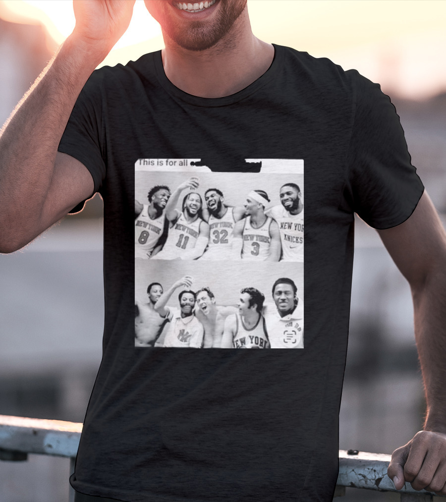 Jalen Brunson Karl Anthony Towns New York Knicks This Is For All Our Old Knick Fans T-Shirt