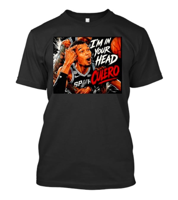I'm In Your Head Culero Jeremy Sochan San Antonio Spurs NBA T-Shirt