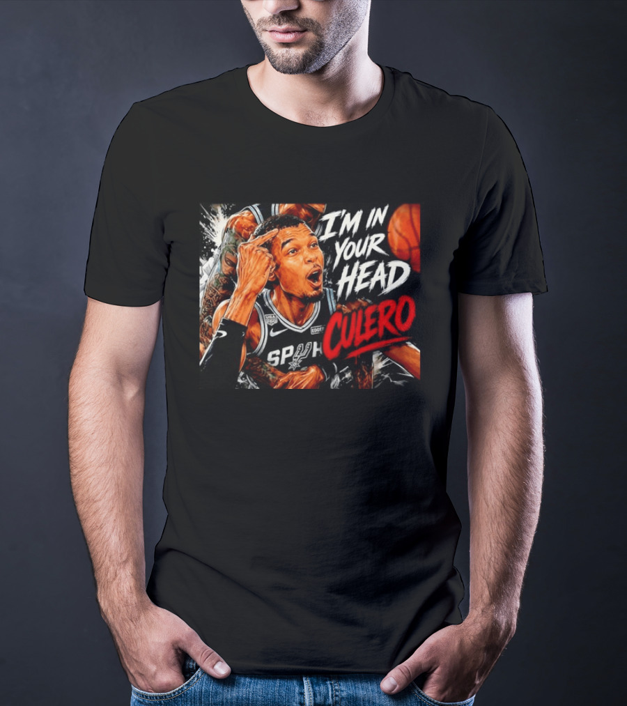 I'm In Your Head Culero Jeremy Sochan San Antonio Spurs NBA T-Shirt