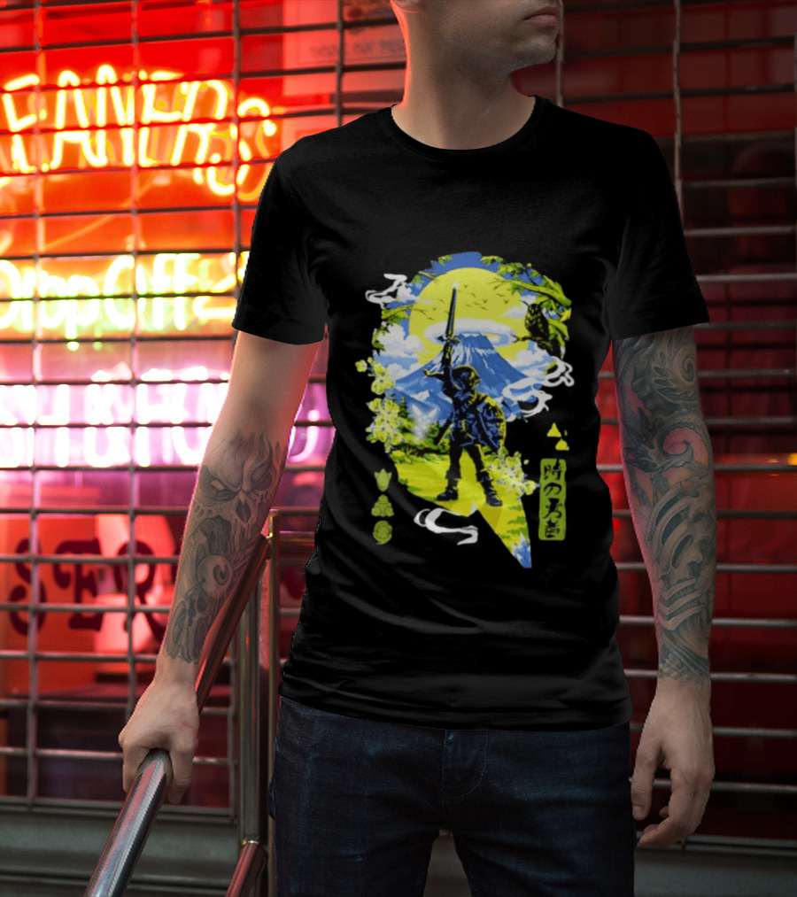 The Legend Of Zelda Link Hero Of Time Toki No Yusha Iconic Anime Style Adventure T-Shirt