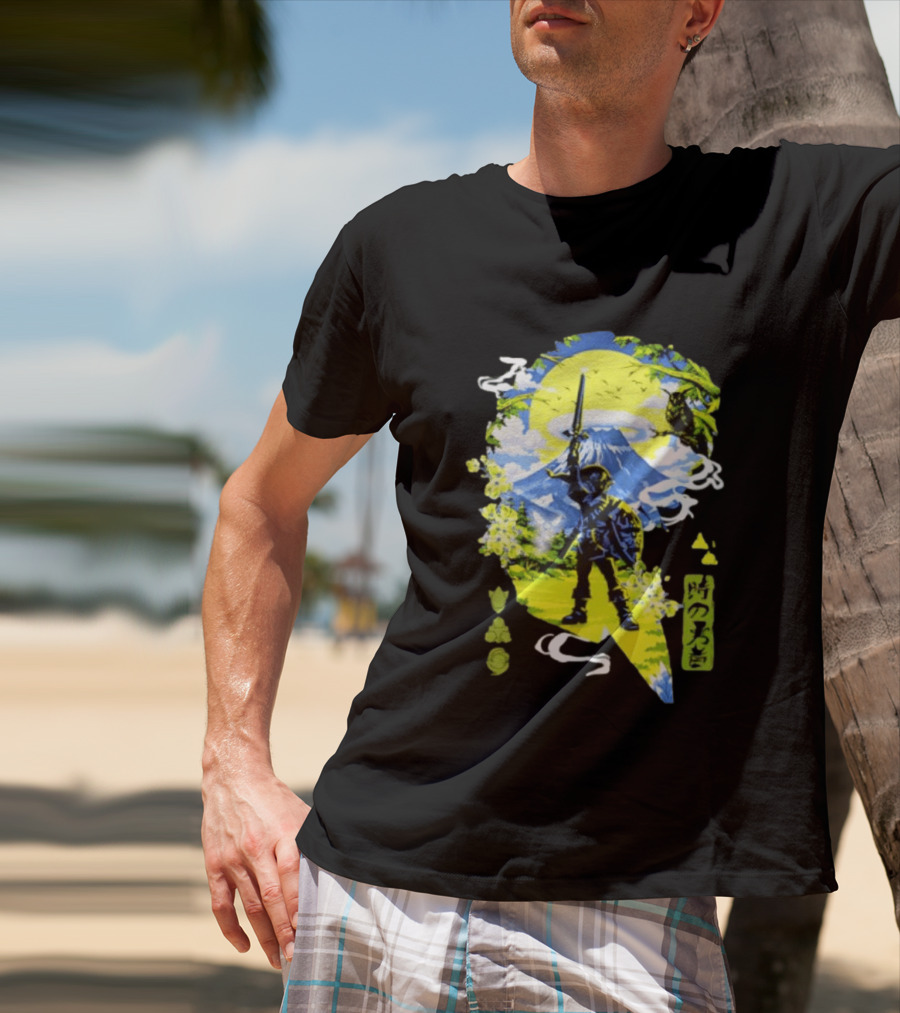 The Legend Of Zelda Link Hero Of Time Toki No Yusha Iconic Anime Style Adventure T-Shirt