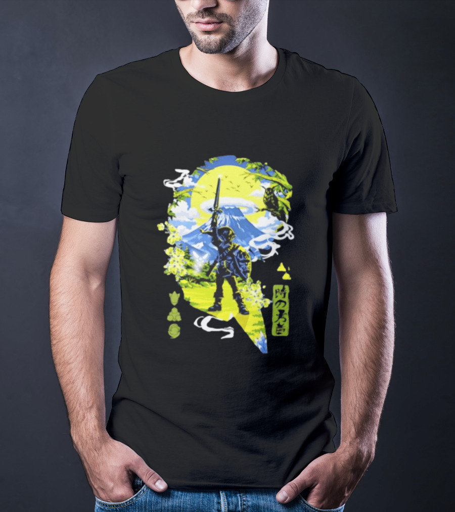 The Legend Of Zelda Link Hero Of Time Toki No Yusha Iconic Anime Style Adventure T-Shirt