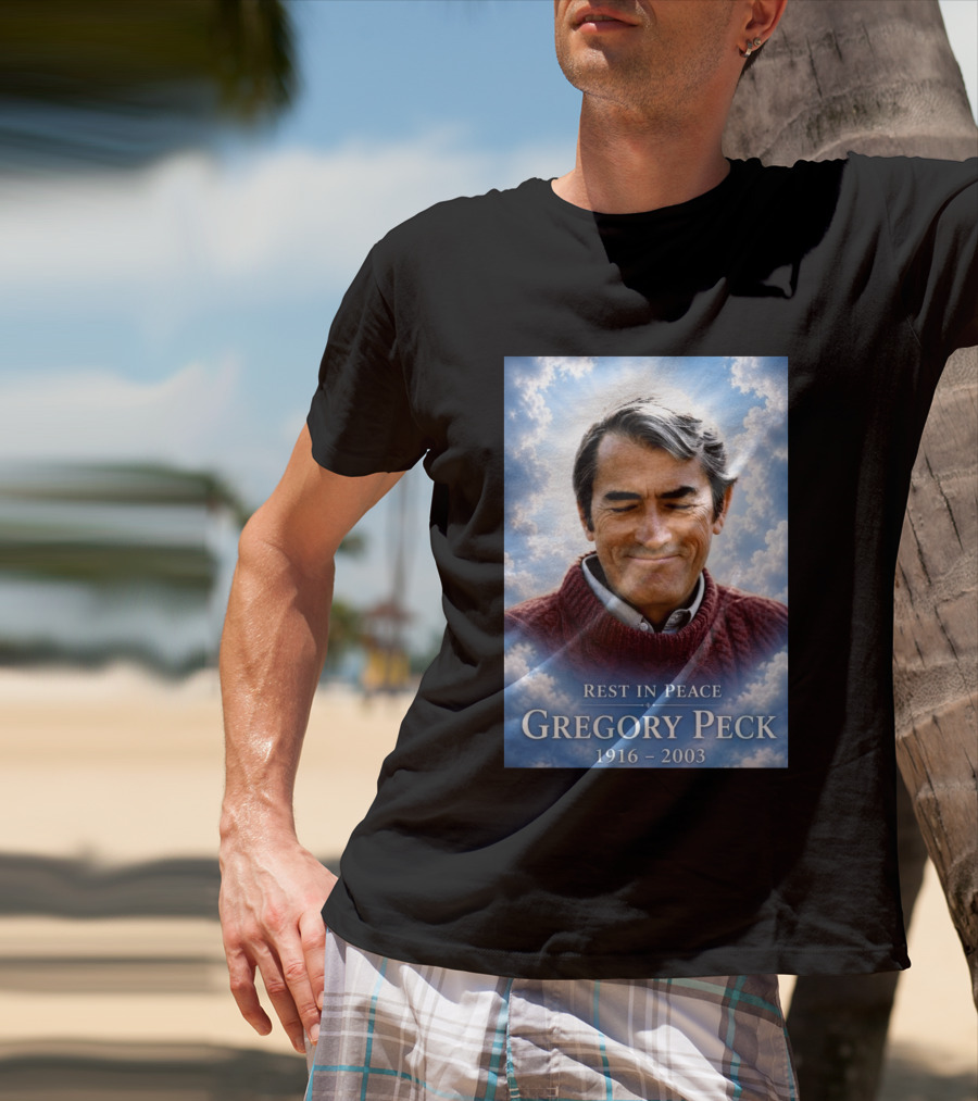 Rest In Peace Gregory Peck 1916 2003 Memorial T-Shirt