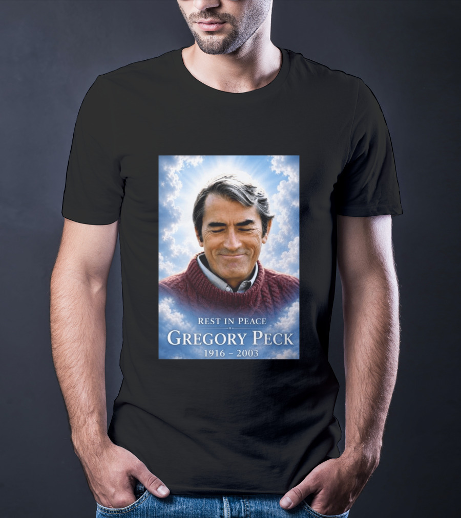 Rest In Peace Gregory Peck 1916 2003 Memorial T-Shirt