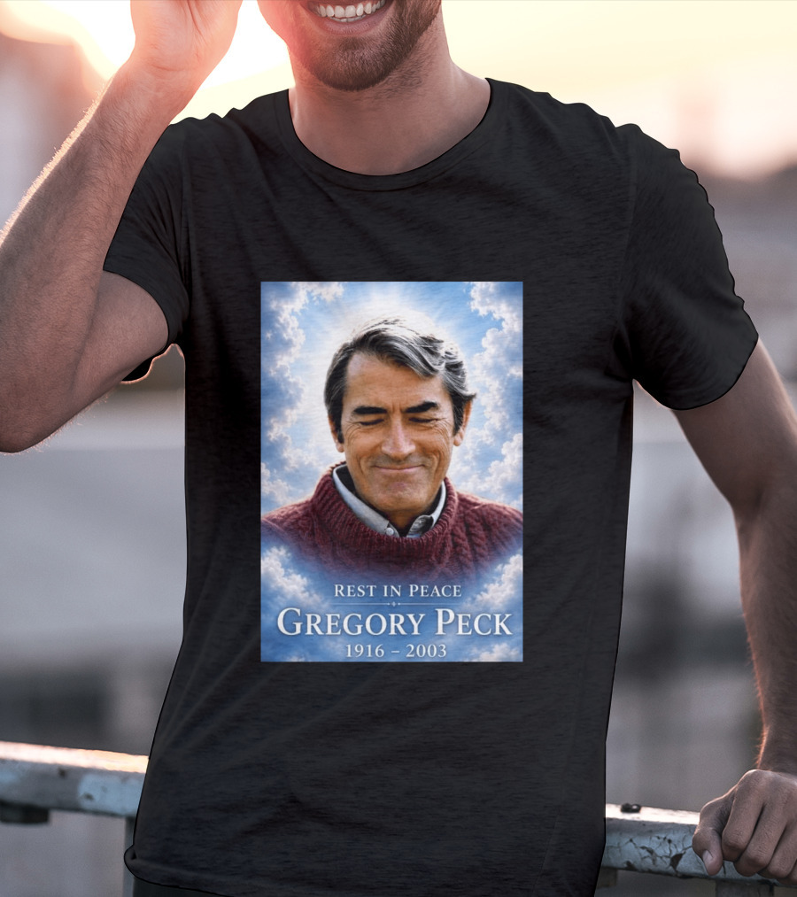 Rest In Peace Gregory Peck 1916 2003 Memorial T-Shirt