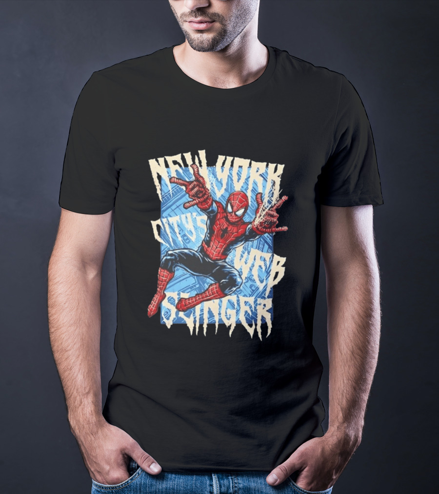 New York City's Web Slinger Spider Man T-Shirt
