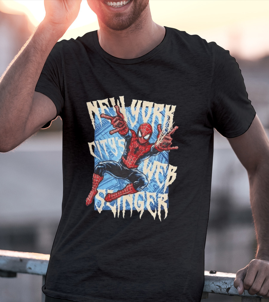 New York City's Web Slinger Spider Man T-Shirt