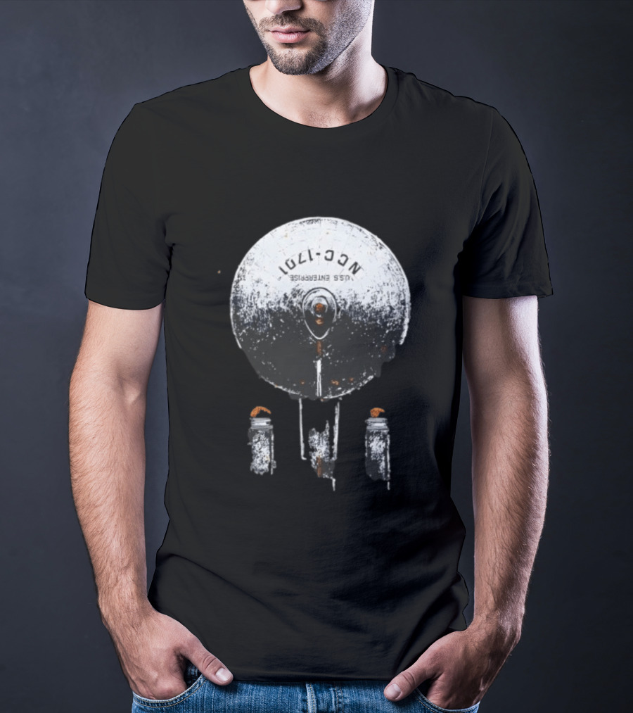 USS Enterprise NCC 1701 Boldly Go Starship T-Shirt