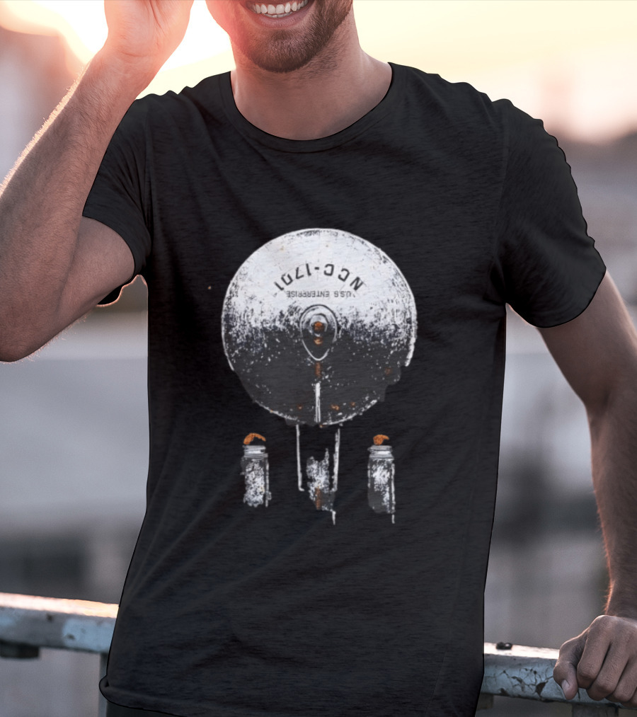 USS Enterprise NCC 1701 Boldly Go Starship T-Shirt