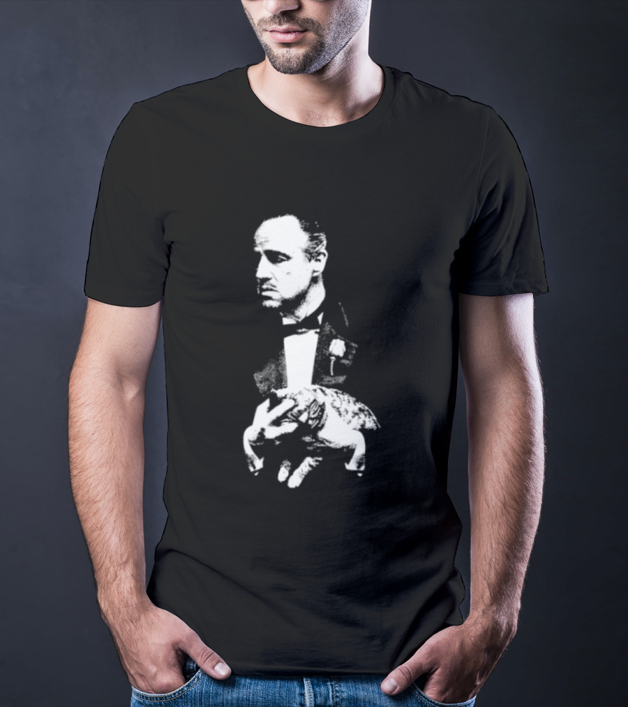 Vito Corleone Marlon Brando The Godfather Movie Film Noir T-Shirt
