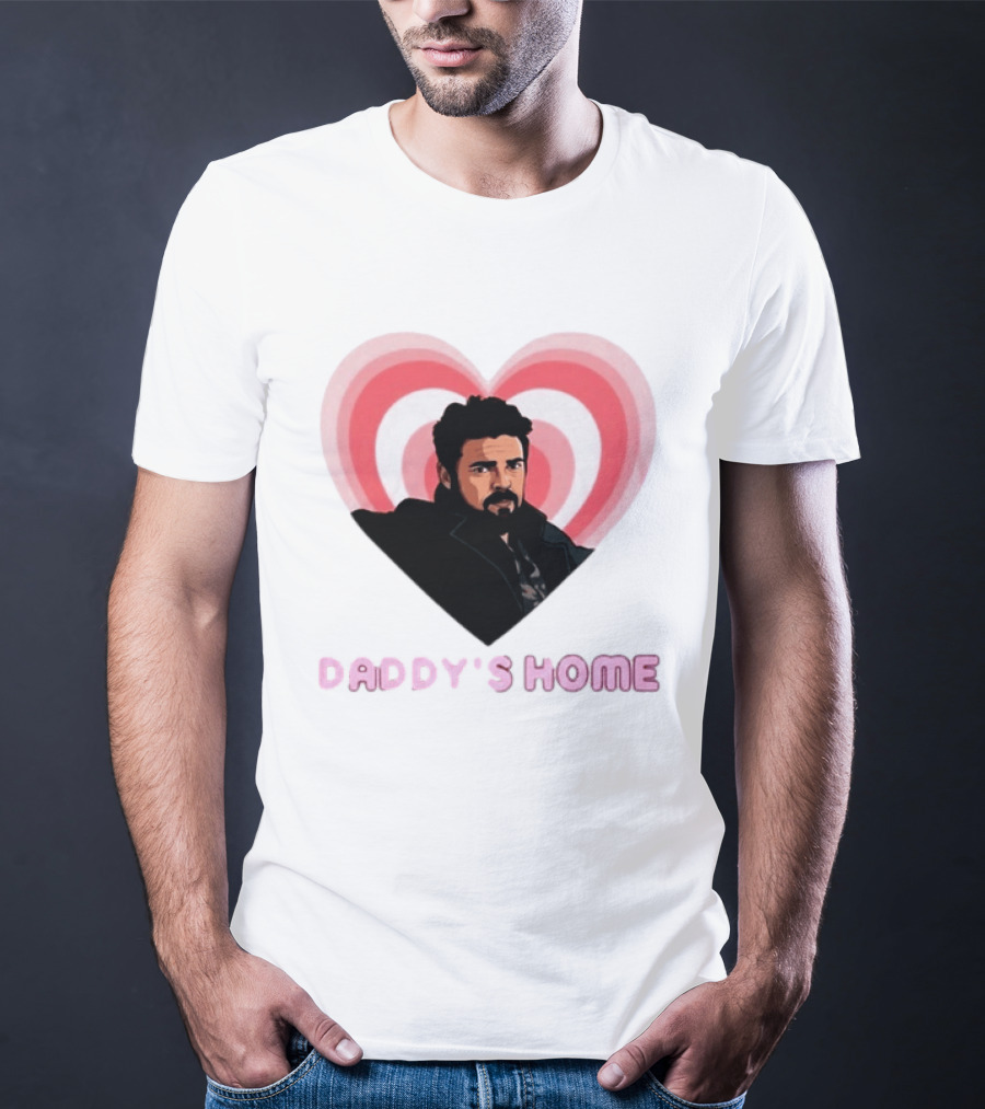 Daddy's Home The Boys Billy Butcher Heart T-Shirt