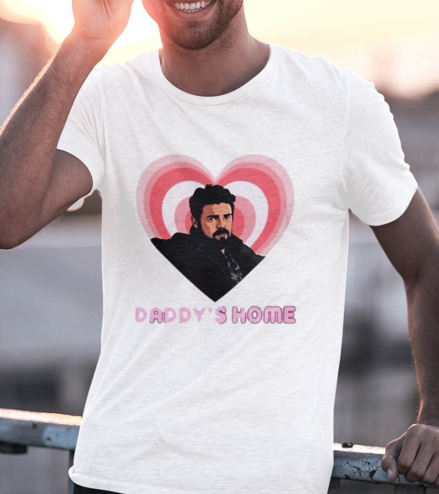 Daddy's Home The Boys Billy Butcher Heart T-Shirt