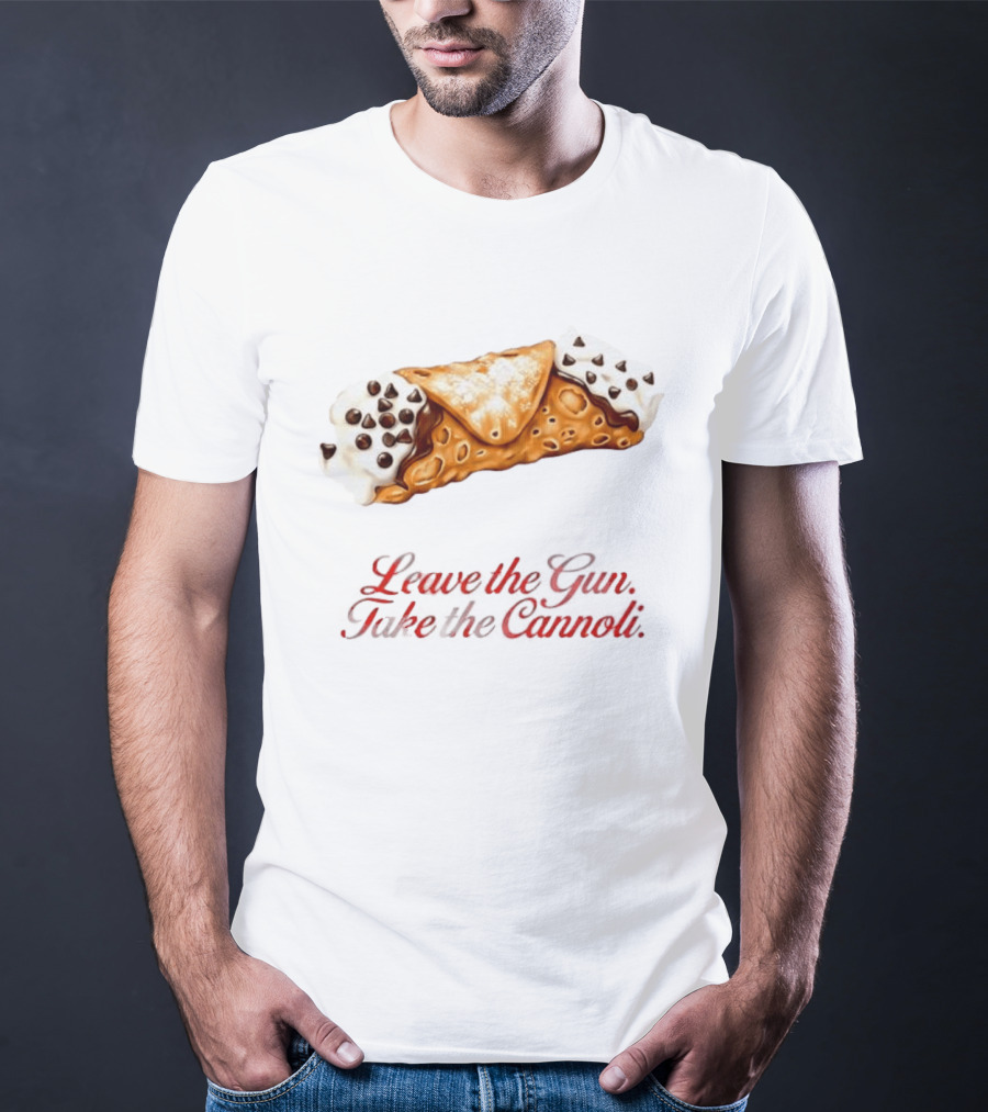 Clemenza The Godfather Leave The Gun Take The Cannoli Movie Mens Cannoli T-Shirt