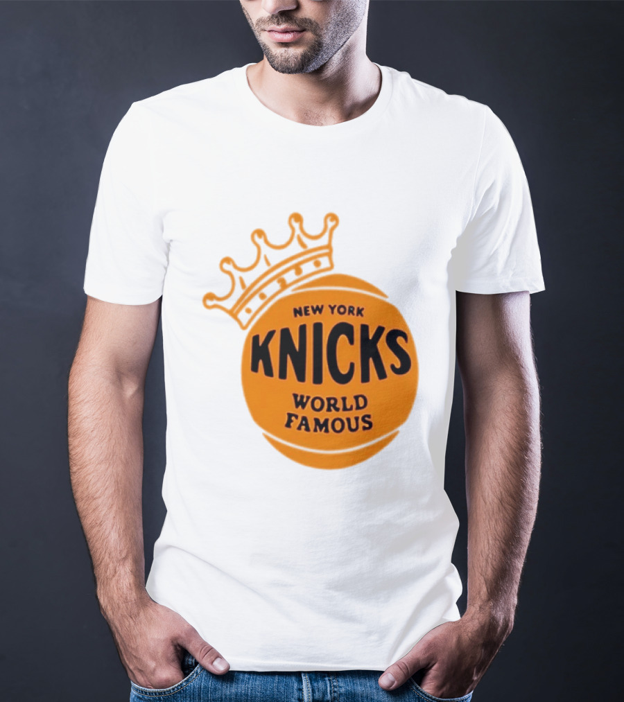 New York Knicks NBA Basketball World Famous Crown T-Shirt