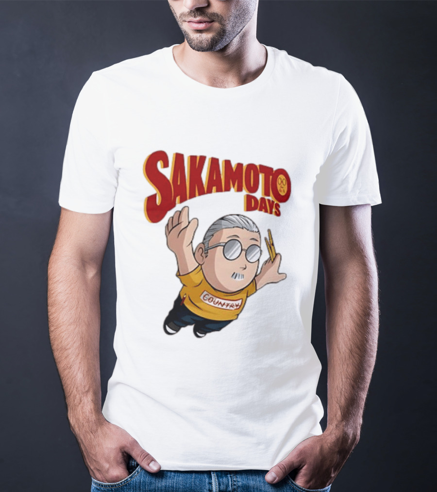 Sakamoto Days Country Super Mario Taro Sakamoto Floating T-Shirt