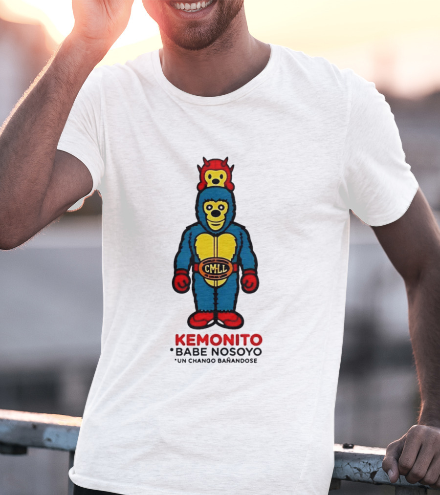 Kemonito CMLL Babe Nosoyo Un Chango Banandose Baby Milo T-Shirt