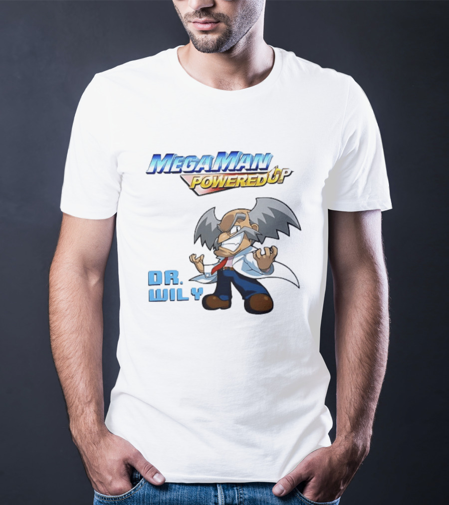 Mega Man Powered Up Dr Wily T-Shirt