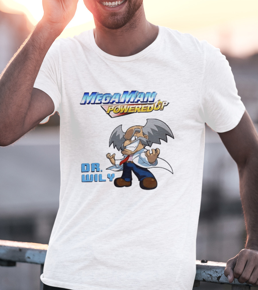 Mega Man Powered Up Dr Wily T-Shirt