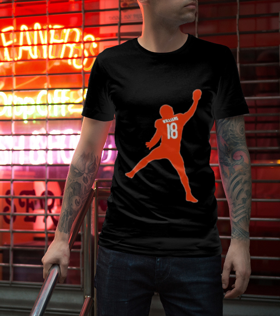 Chicago Bears Caleb Williams 18 Iceman Football Player T-Shirt