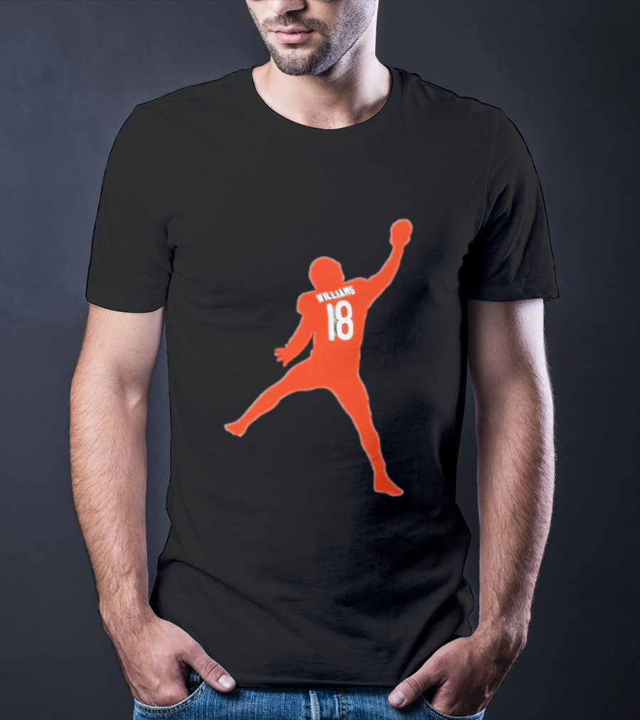 Chicago Bears Caleb Williams 18 Iceman Football Player T-Shirt