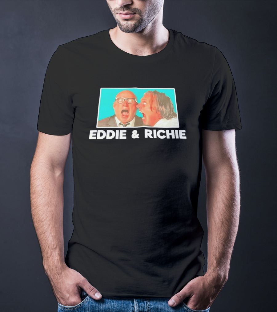 Eddie And Richie It's The Gas Man Classic Comedy Duo T-Shirt