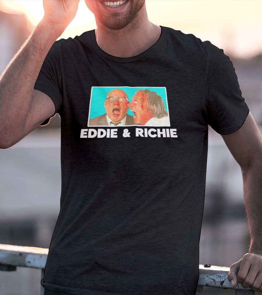 Eddie And Richie It's The Gas Man Classic Comedy Duo T-Shirt