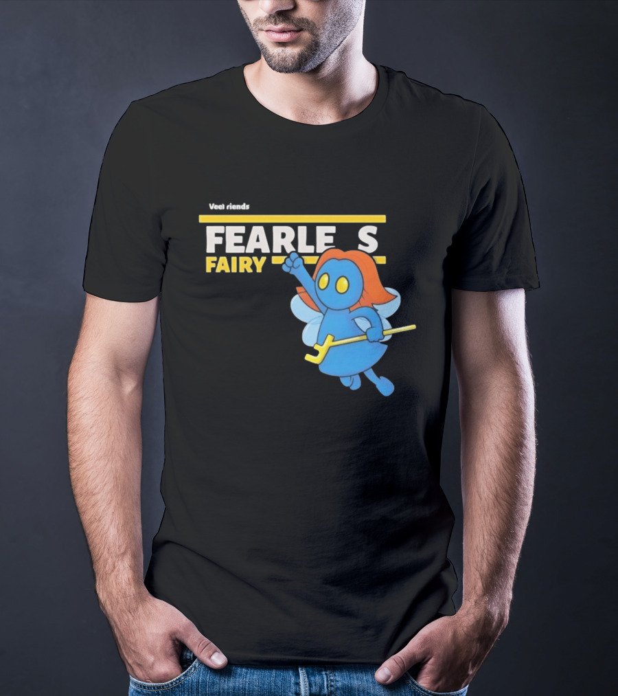 VeeFriends Fearless Fairy Bold Blue Character With Orange Hair T-Shirt