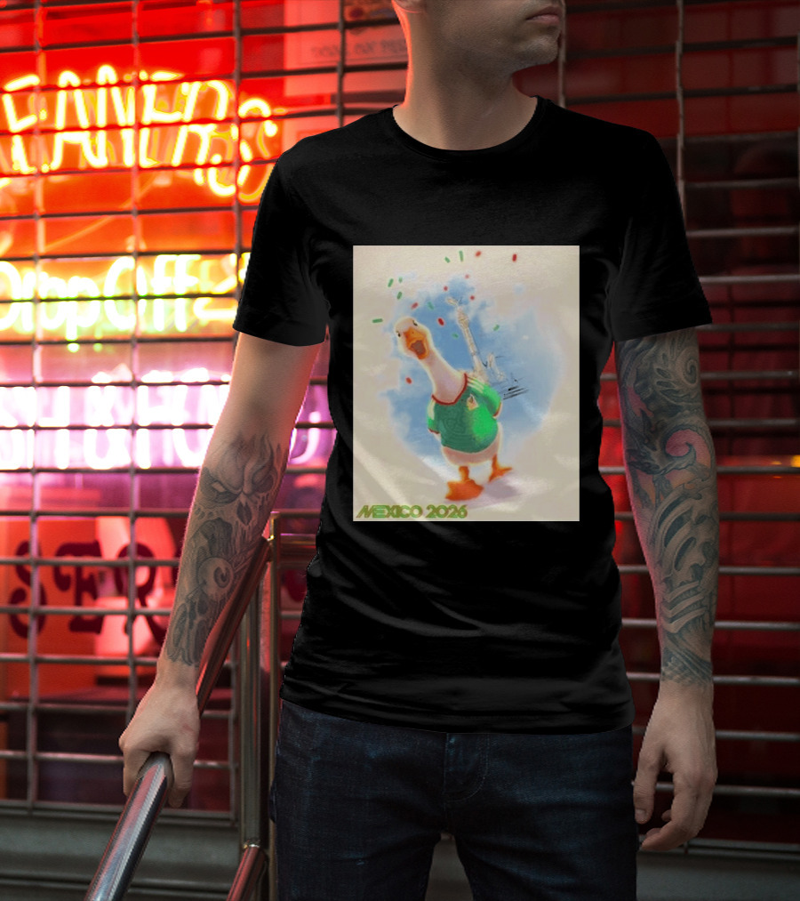 Goose Mexico Soccer Celebration 2026 T-Shirt