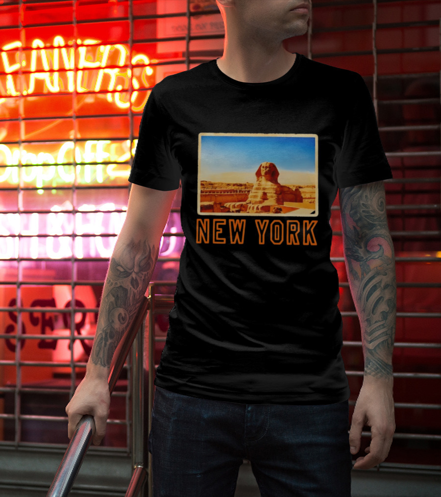 New York Humor Great Sphinx Of Giza Egypt Landmark T-Shirt
