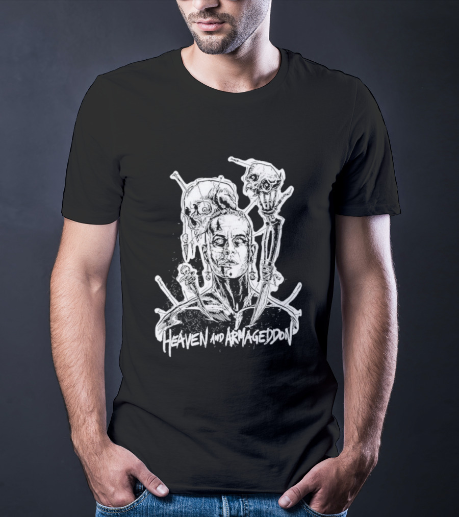 Heaven And Armageddon Skull Trio T-Shirt
