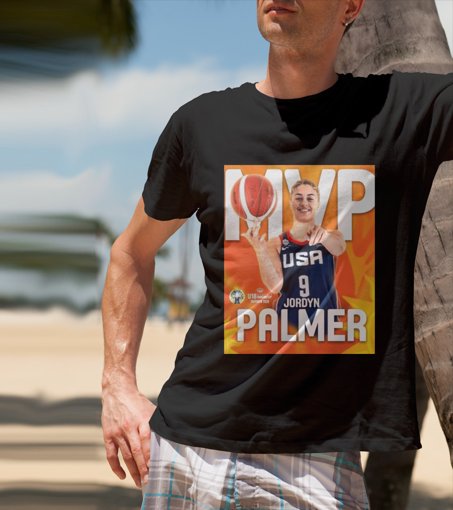 USA Basketball Jordyn Palmer MVP FIBA U18 Women's AmeriCup 2026 T-Shirt