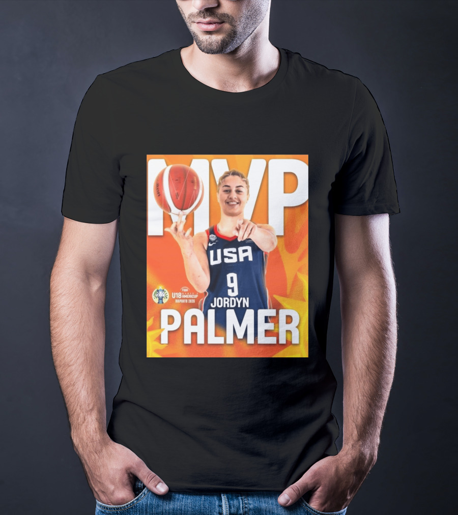 USA Basketball Jordyn Palmer MVP FIBA U18 Women's AmeriCup 2026 T-Shirt