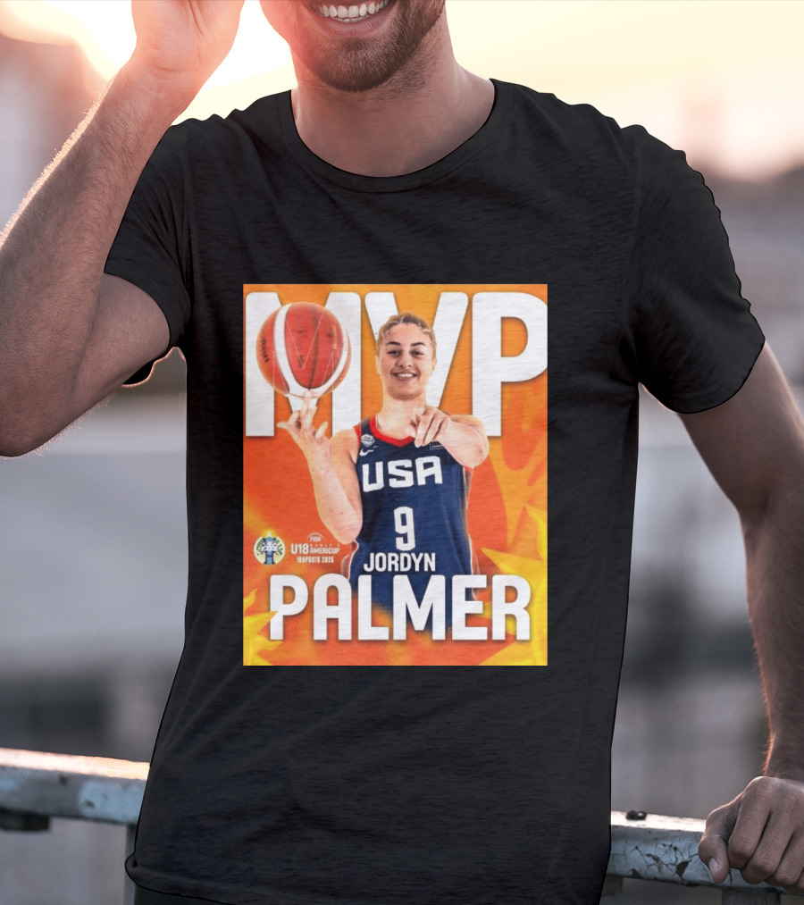 USA Basketball Jordyn Palmer MVP FIBA U18 Women's AmeriCup 2026 T-Shirt